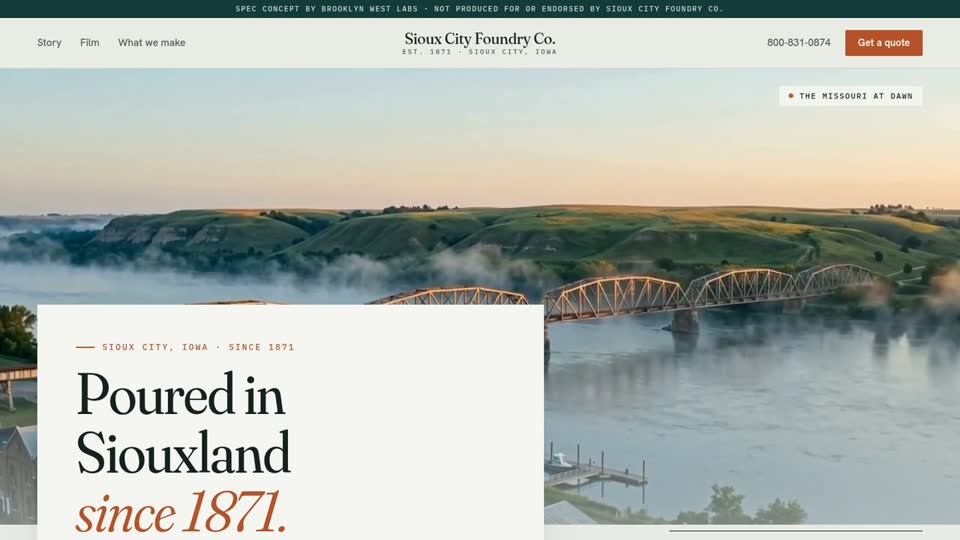 Sioux City Foundry website
